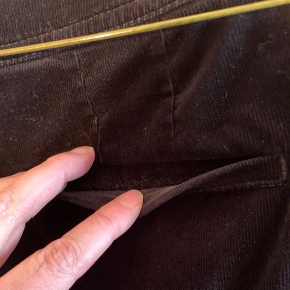 Talbots navy blue corduroy skirt with side poc… - Picture 5 of 6